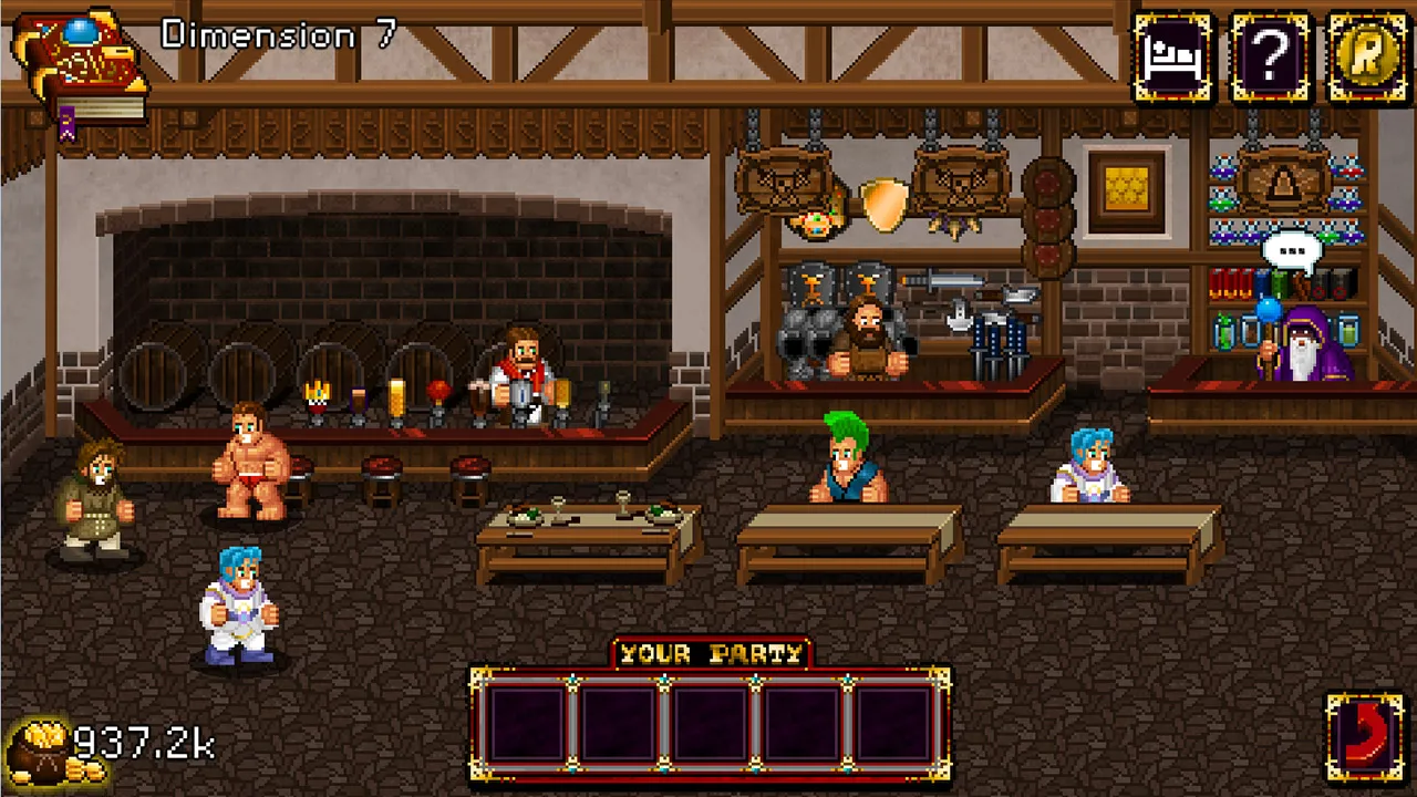 Soda Dungeon tavern party in Dimension 7 screenshot