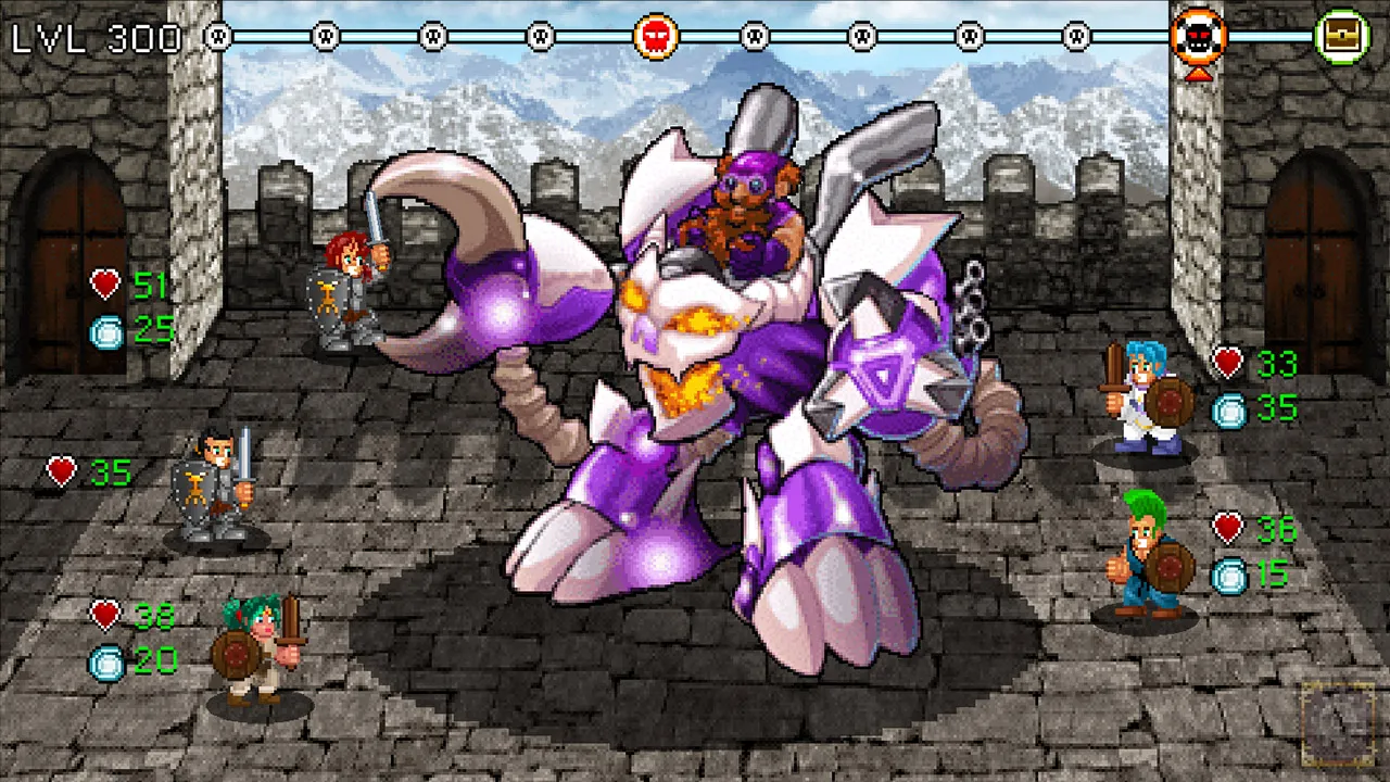 Soda Dungeon Level 300 boss battle screenshot